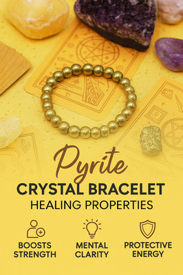 Tolles massives 114,00 kt goldenes Pyrit dehnbares Armband Perlen RK 12 AZ8