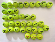 36 Indoor Used Penn Tennis Balls - Dogs Toys, Chairs, etc. Plus 30 Plastic Bags