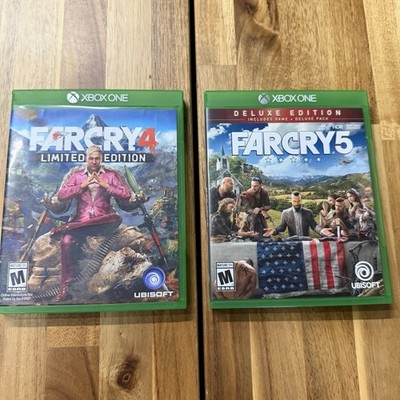 Far Cry 4 Limited Edition + Far Cry 5 Deluxe Edition Xbox One Untested