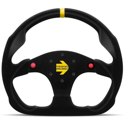 MOMO AUTOMOTIVE ACCESSORIES MOD 30 Steering Wheel Black Suede w/Buttons R1960/32
