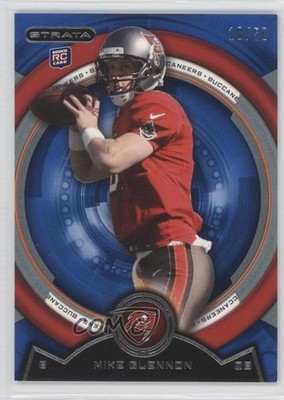 2013 Topps Strata Sapphire 18/50 Mike Glennon #52 Rookie RC 0u7