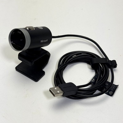 Microsoft LifeCam 1393 Cinema HD 720p schwarz USB kabelgebunden Webcam / getestet & funktionsfähig!
