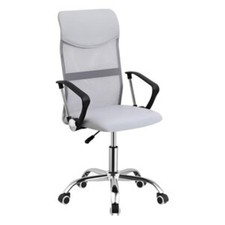 Poltrona direzionale a gas con braccioli classy grigio