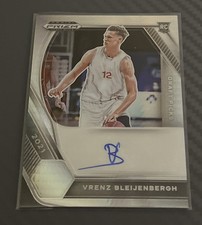 2021 Panini Prizm Draft Picks Silver Hyper Prizm Rookie Auto Vrenz Bleijenbergh
