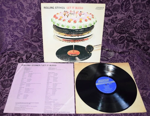 The Rolling Stones Let It Bleed London Records NPS-4 WADDELL PRESSING VG++/VG+