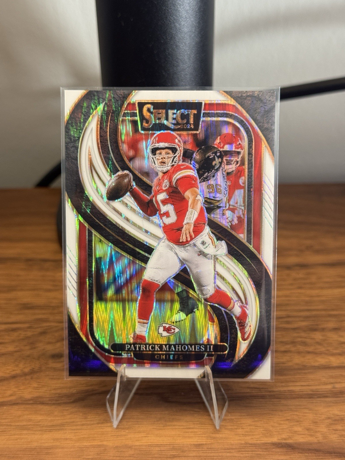 2024 Panini Select -Premier Level Patrick Mahomes II #120 White Shock Prizm /199
