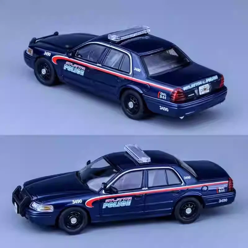 Rollin/Furuya 1/64 Ford Crown CV & Subaru Impreza Limited Diecast Car Set - Image 4 of 4