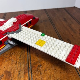 Lego City Fire Plane Rescue Set 4209 W/ Trees Incomplete Parts