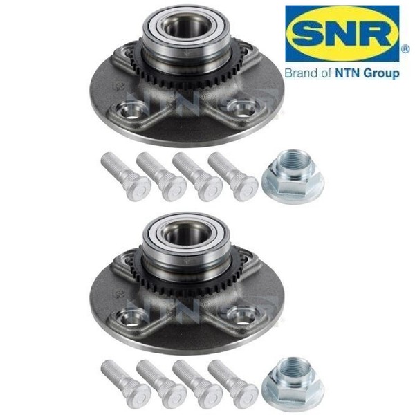2X Radlagersatz SNR R168.81 2 Radlager Satz Links Rechts Hinterachse FüR Nissan-image