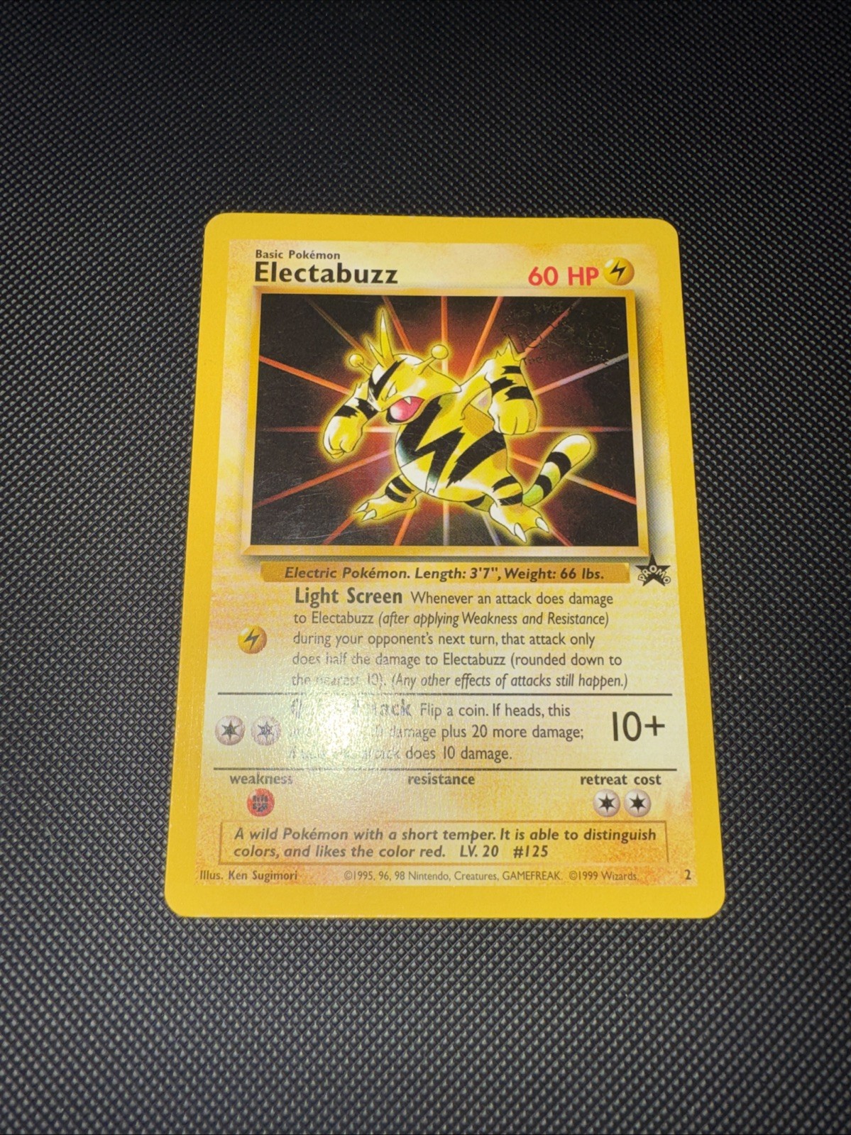 Pokemon TCG Electabuzz (Movie Promo) 02/53 WOTC Promo Regular LP