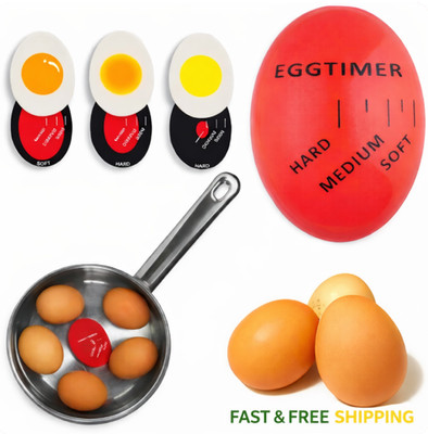 Color Changing Egg Timer for Soft Medium Hard Boiled Eggs Kitchen Gadget