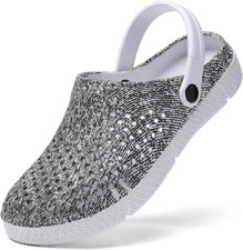 Women'S Garden Clogs Shoes Casual Slipper Beach Sandals Anti-Slip Pool Water Sho