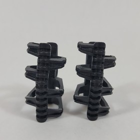 2X LEGO Bionicle BLACK Zamor Sphere Holder Part Lot 53550 8729 Exo-Force 8108