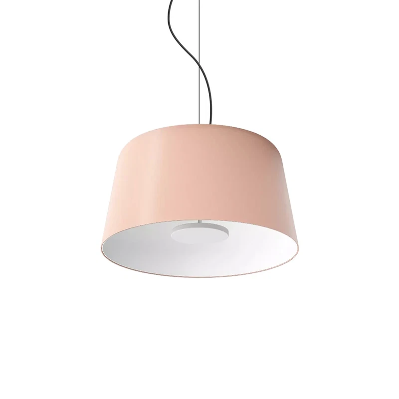 Lampada a Soffitto Sospensione LINEA LIGHT Delfi Rosa Luce LED 22 Watt Design, fotografia 7 di 9