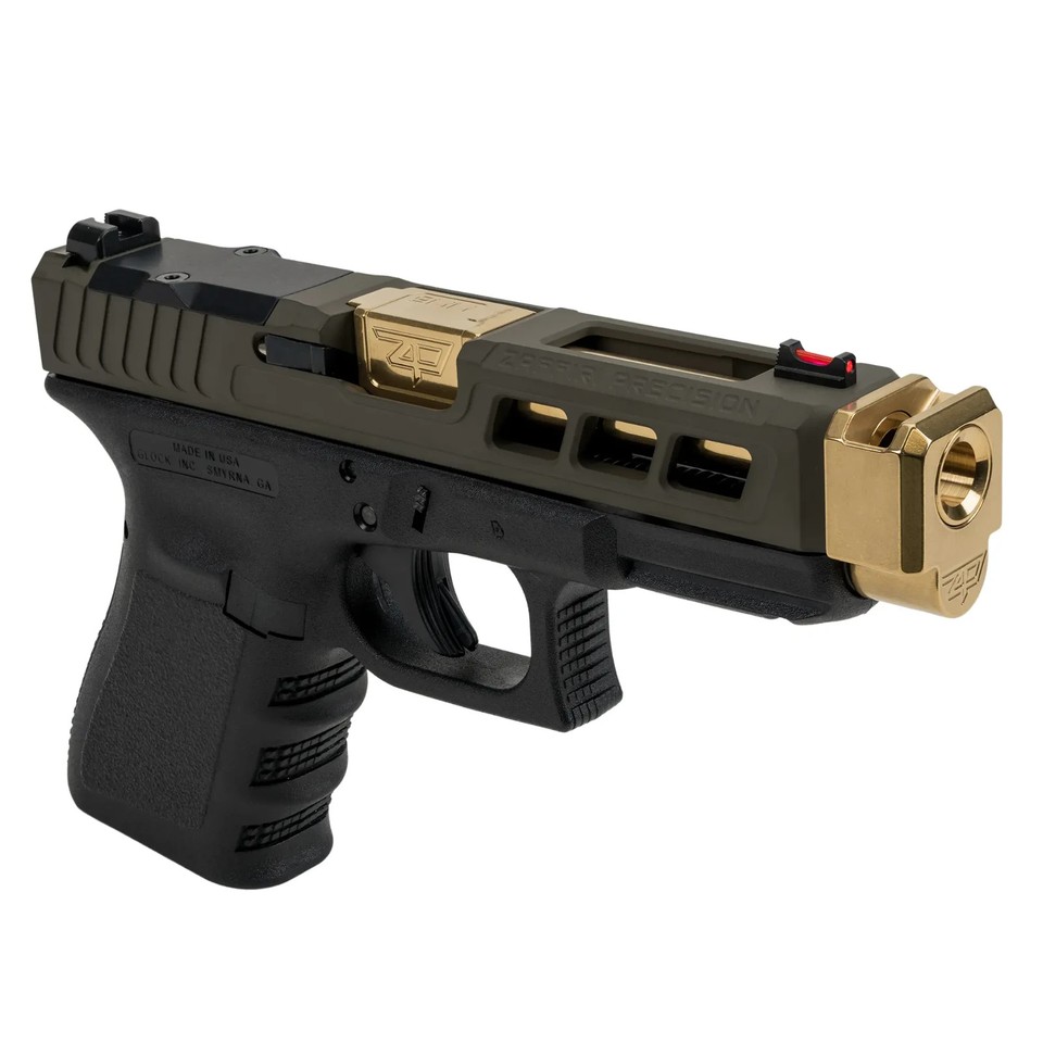 Compensated Glock Zaffiri Precision - Glock 19 Gen 1-4 Threadless Compensator & Barrel ...