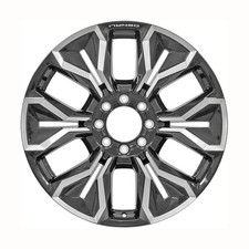 94048 OEM Used 24x9 Aluminum Wheel Machined and Painted Black