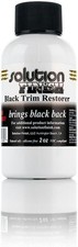 Black Plastic Vinyl Trim Restorer - Use for Car and Truck De
