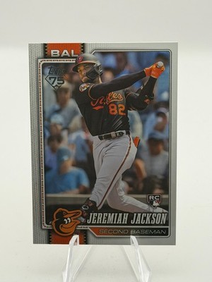 JEREMIAH JACKSON 2026 TOPPS BASE ROOKIE BALTIMORE ORIOLES RC #277 C