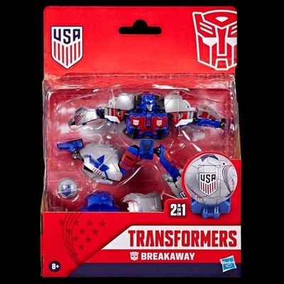 Transformers US Soccer Federation Breakaway Action Figure New Sealed