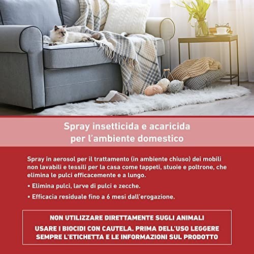 Frontline Homegard Spray Insetticida, Antipulci per Ambienti ad Azione Rapida, P - Foto 5 di 8