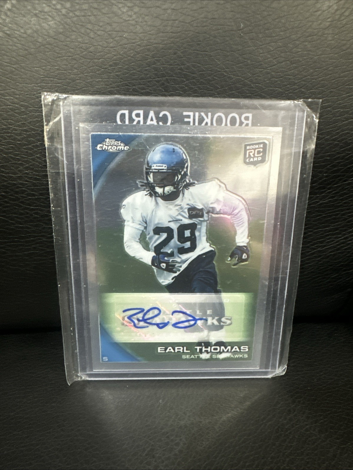2010 Topps Chrome Earl Thomas Auto Rc Seahawks Ravens Texas