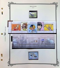 Belgium Modern Collection On Scott Album Pages 2021 MNH Highly Complete