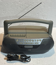 Sony CFD-S05 CD Radio Cassette Corder Radio CD-R/RW Playback Tested Works