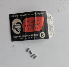 Vintage Ronson Standard Lighter Flints x4
