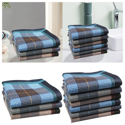 Men's Handkerchiefs Hankies Wipe The Sweat Towels Gift Soft