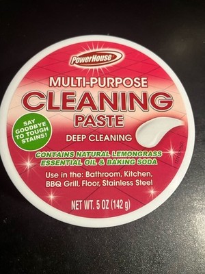 POWERHOUSE  Multi-Purpose Cleaning Paste, 5 oz - Lemongrass & Baking Soda