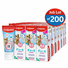 Colgate Baby Toothpaste 0–2 Years Strawberry 50ml – 200 Pack JOB LOT - Read Desc 14.50 per litre