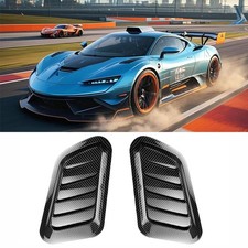 2pcs For Subaru Car Air Flow Intake Scoop Hood Bonnet Decorative Vent Cover Kit