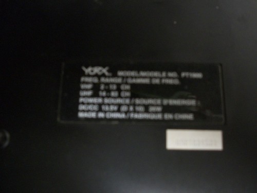 Vintage Yorx 5" Color Television PT1900 - Picture 5 of 7