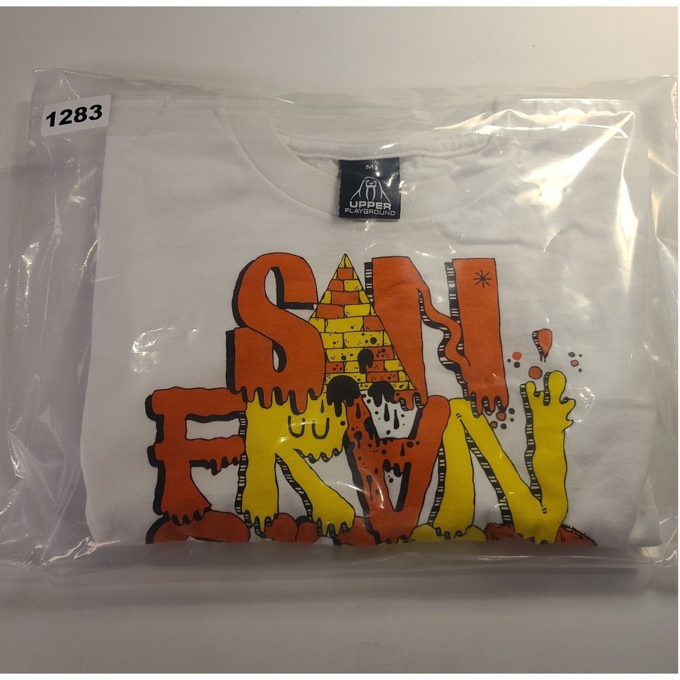 Upper Playground San Francisco Graphic T-Shirt White Mens Medium SF ...