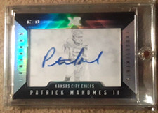 2017 PATRICK MAHOMES II Panini /49 XR LUMINOUS ROOKIE RC Auto Autograph Chiefs