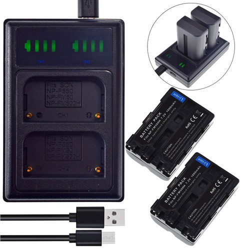 NPFM500H Battery or Dual Charger For Sony Alpha DSLR SLT-A57 SLT-A58 SLT-A65 A77 - Picture 31 of 32