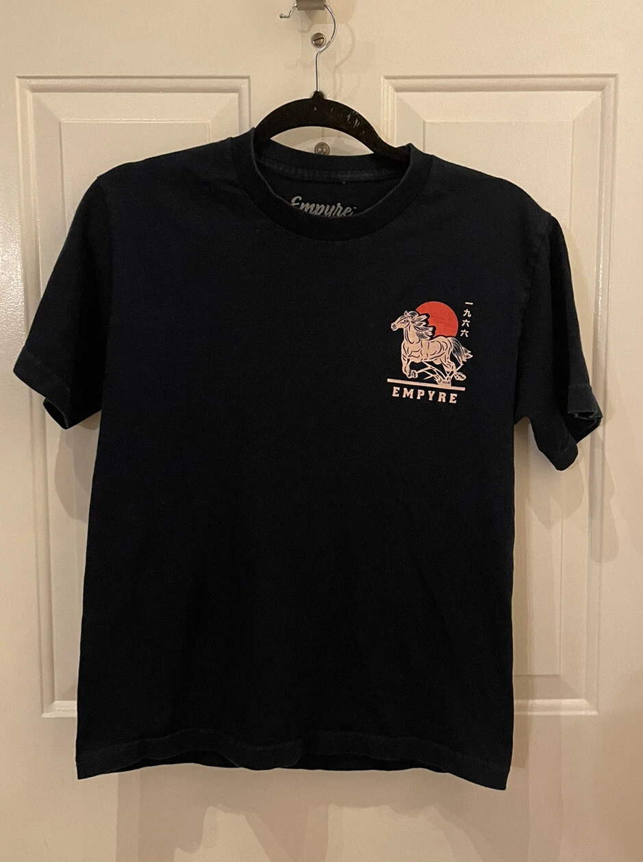 EMPYRE HORSE GRHAPIC Tshirt men Small Unique Deadstock condition 8/10 No Flaws