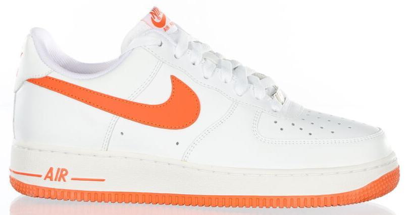 Nike Air Force 1 '07 ホワイト/オレンジ Preços baixos em Nike Air Force 1 '07 Low White Orange Blaze | eBay