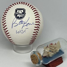 Bob Boone signed Rawlings Phillies WOF Wall of Fame Logo Baseball JSA Auto A2532
