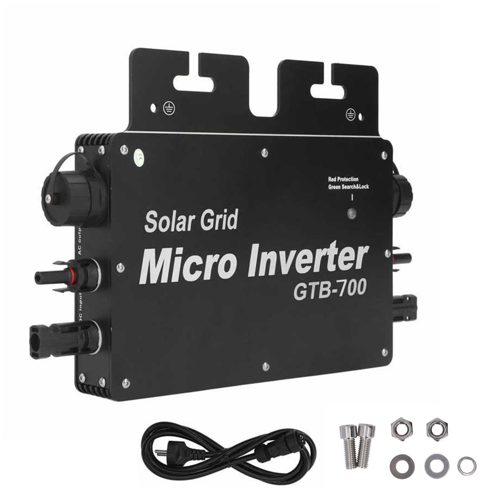 Inverter Smart Solar Inverter Home Renovation Aluminum Alloy Parts