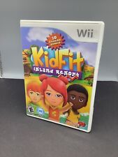 Kid Fit Island Resort (Wii, 2010) CIB Manual Cover Art Disk uses Balance Board