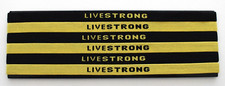 Nike Livestrong Swoosh Headbands Assorted 6 Pack Black/Varsity Maize