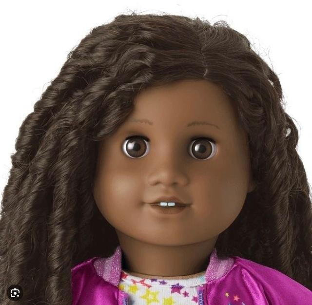 American Girl Truly Me Doll 67-Curly Dark Brown Hair, Brown Eyes