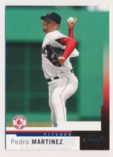 2004 Donruss / Leaf #17 Pedro Martinez, Boston Red Sox, HOF.