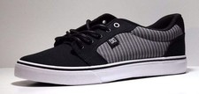 DC Men's Anvil TX SE Sneaker, Black/Stripe 8 M US
