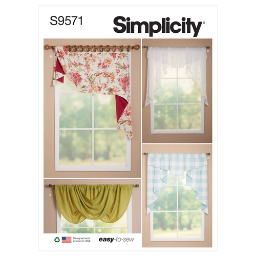 Simplicity SS9571OS Cartamodello Per Mantovana E Festoni – Taglia Unica, Spedito Dal Regno Unito - 5