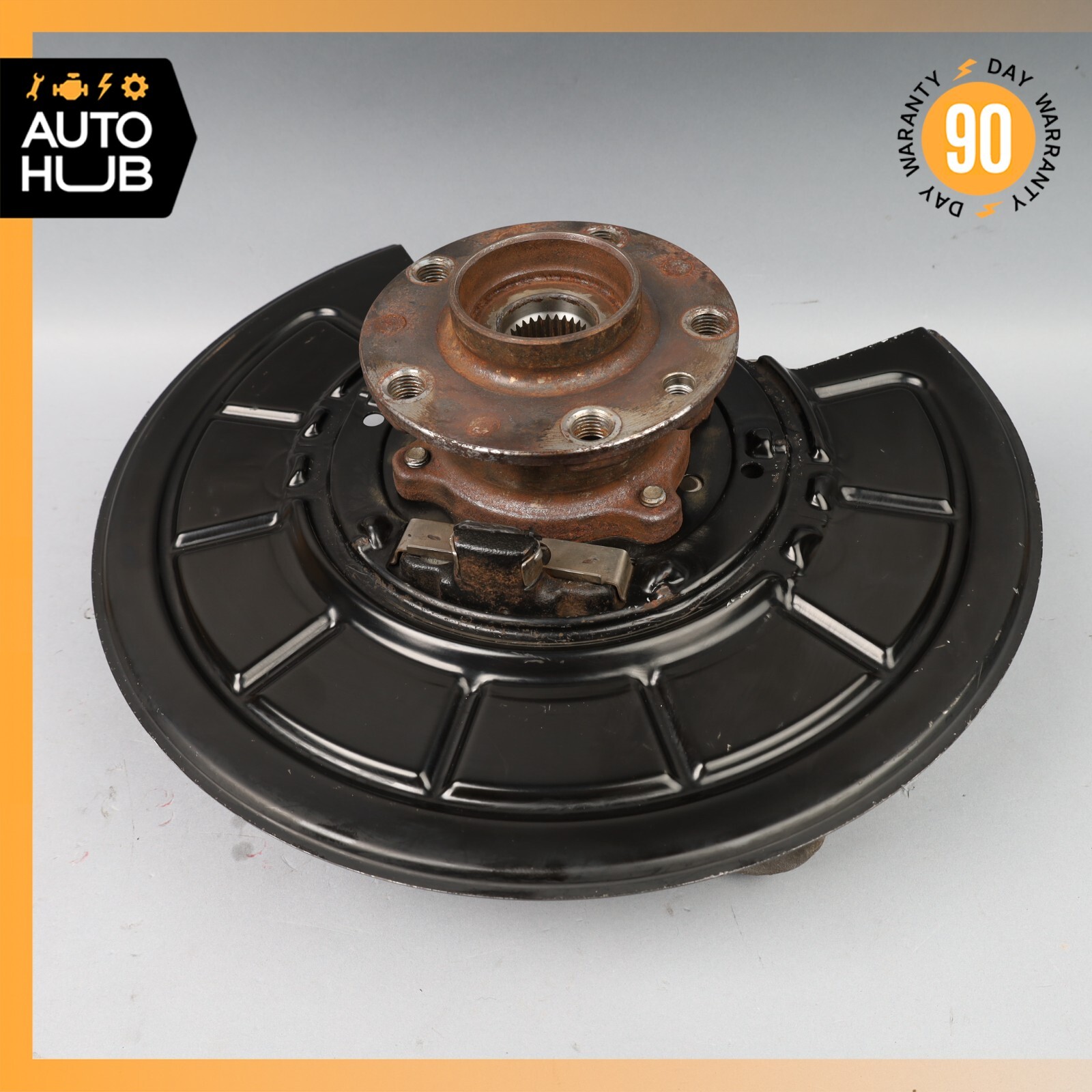 14-17 Maserati Quattroporte SQ4 M156 Rear Left Side Spindle Knuckle Hub OEM 69k