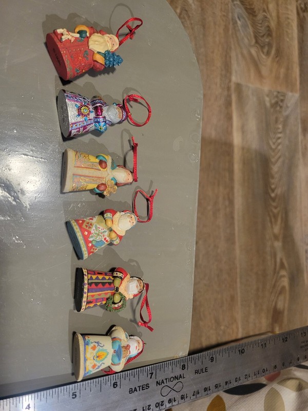Hallmark Miniature Christmas Ornaments -Santas Around The World