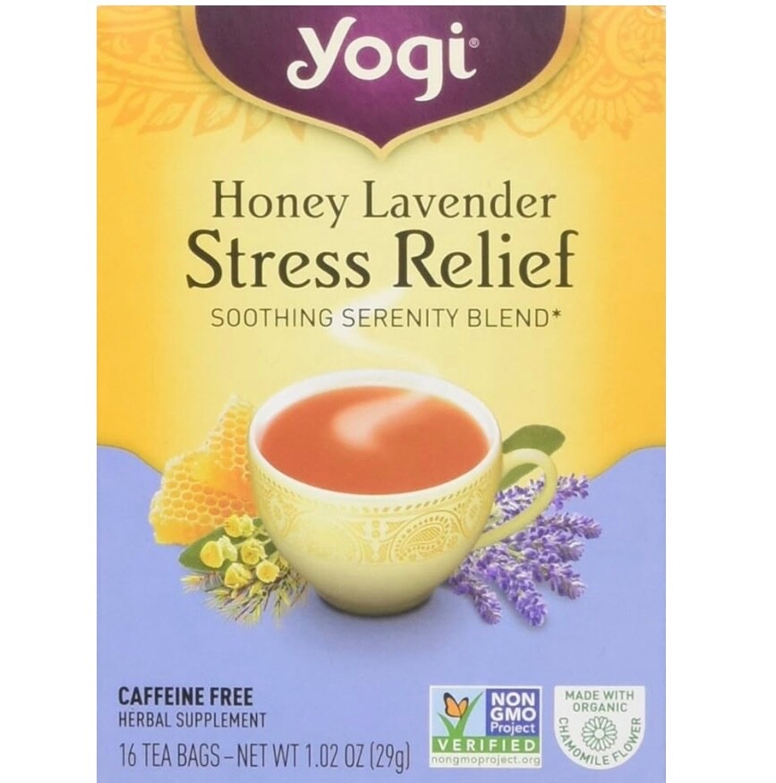 Yogi Tea - Honey Lavender Stress Relief Soothing Serenity Blend