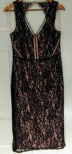 Stunning NEXT Black Lace Midi Dress - Size 14UK Euro42 BNWT